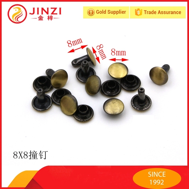 Bag Accessories Rivet Series Metal Double Cap Rivets