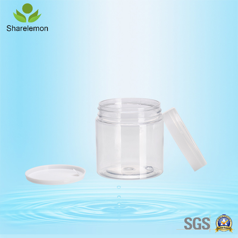 120ml Pet Transparent Jars Food Grade Round Plastic Jar