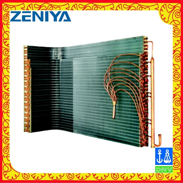 Copper Tube Fin Coil Condenser for Air Conditioner