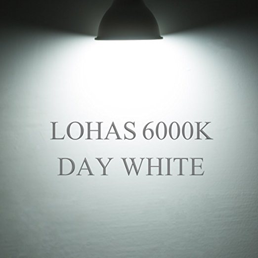 4.5W GU10 LED Light Bulbs (50W Halogen Bulbs Equivalent) Day White 6000K LED Spotlight