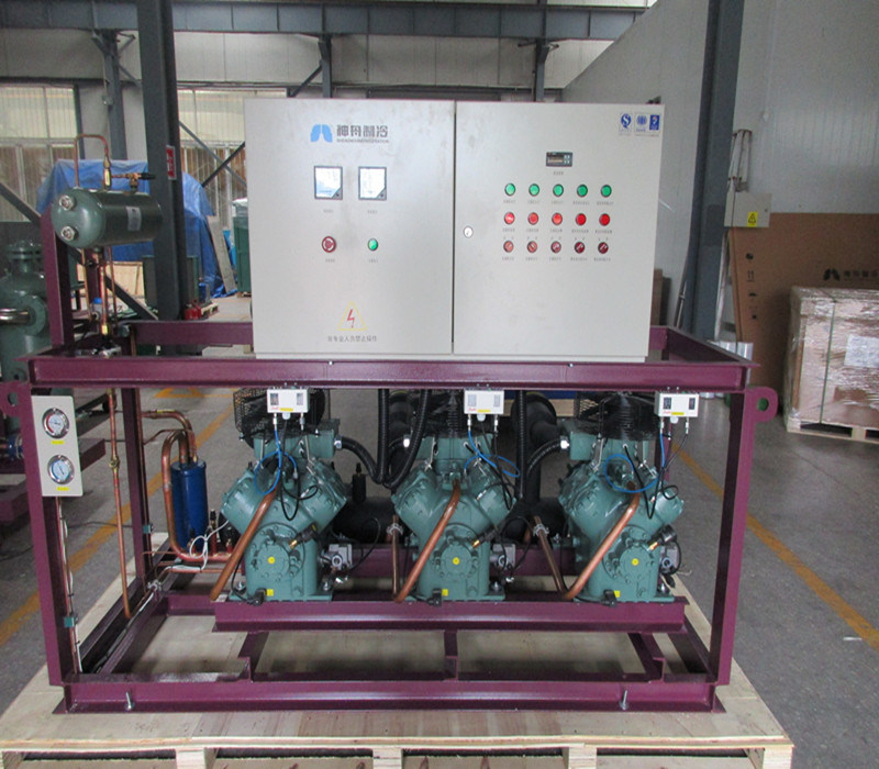Industrial Rack Parallel Compressor Condensing Unit for Cold Room