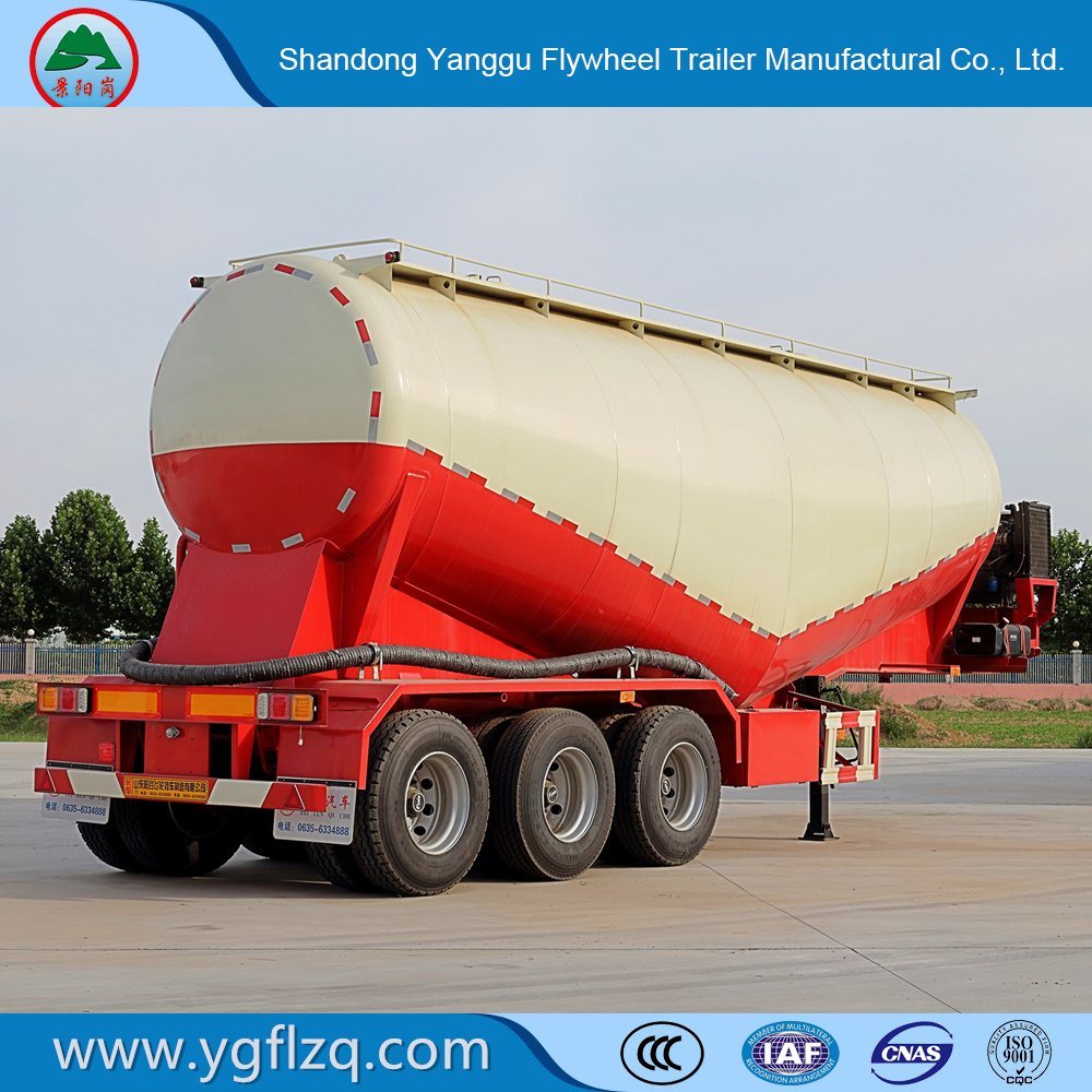 New ISO9001/CCC Certificate Carbon Steel Bulk Cement Tank Semi Truck Trailer