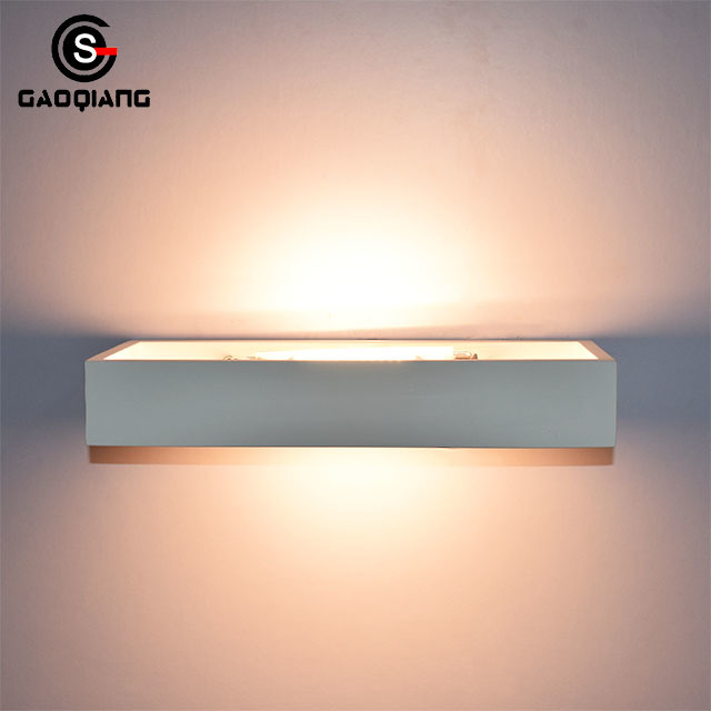 LED Lamp White Plaster Wall Light