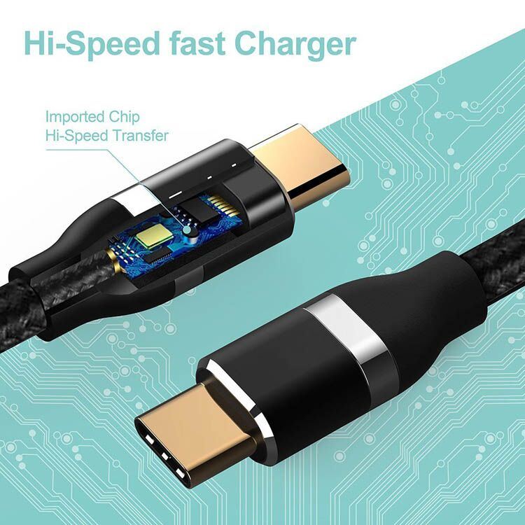 Nylon Braided USB 3.0 a Male to USB C Cable