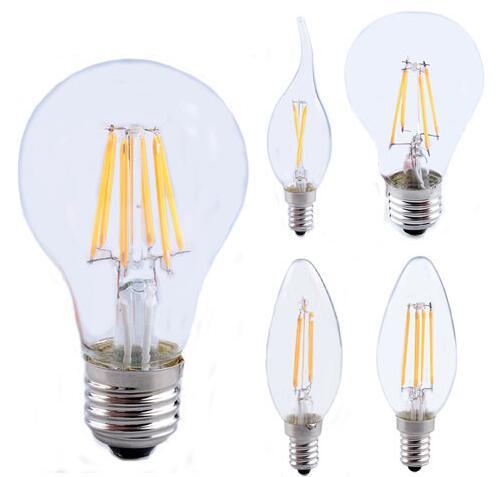 Energy Saving C35 2W 4W Candle LED Filament Light Bulb