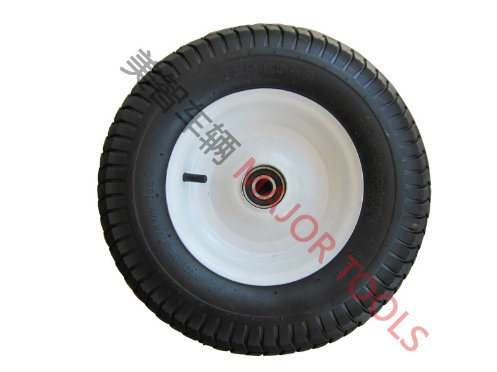 16X6.5-8 Wheelbarrow Pneumatic Rubber Wheel with Metal Rim