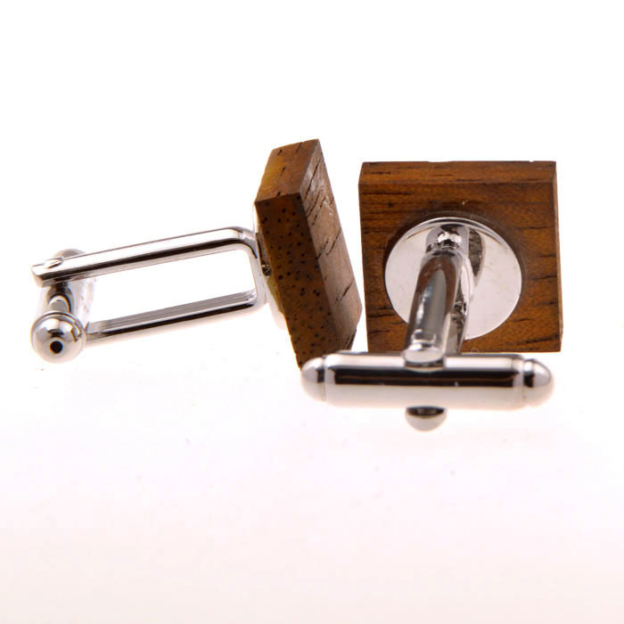 Hot Selling Business Personalised Wood Cufflink