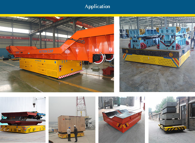 Steel Mill Use 40t Motorized Handling Cart