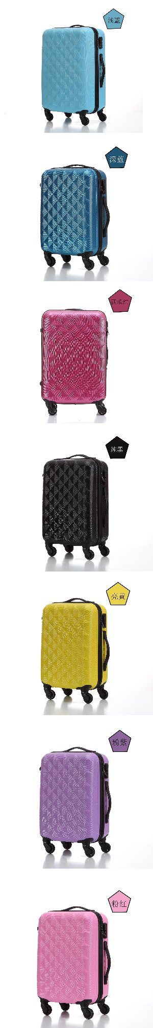 Colorful Traveling 3 Pieces Luggage Set, Trolley Case (XHA006)