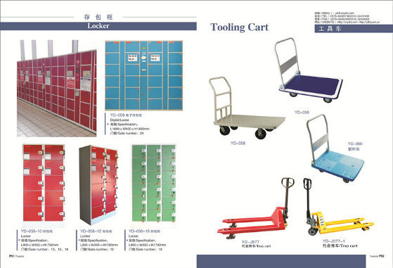 High Quality Metal Flat Hand Cargo Cart Tooling Trolley