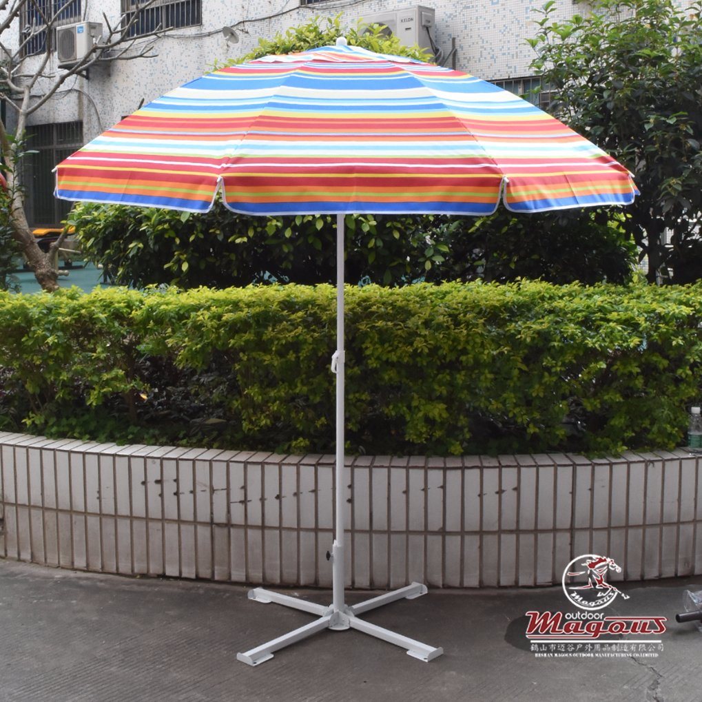 PVC Vinyl Tarpaulin Promotional Garden Parasol Beach Umbrella