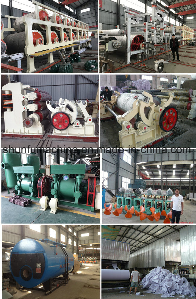 Fourdrinier Type Copy Paper Making Machine/ Small Waste Paper Recycling Machinery