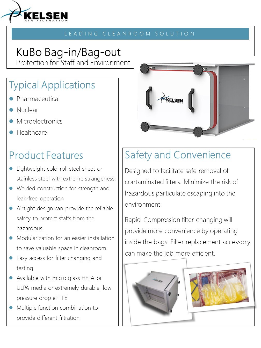 Ducted HEPA Filter Unit for Critical Air Treatment