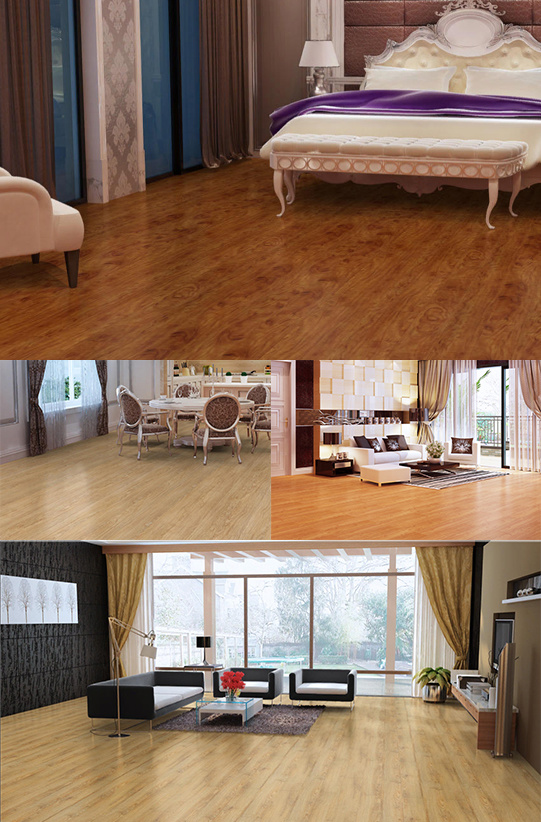 Anti-Static V-Groove Vanilla Laminate Flooring