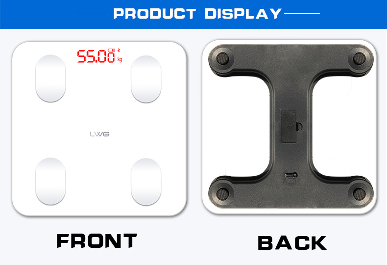 Customized BMI Bluetooth Fat Analyzer Bodyfat Scale