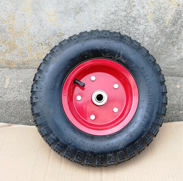 High Quality 13 Inch 4.00-6 Tyre Pneumatic Rubber Wheel