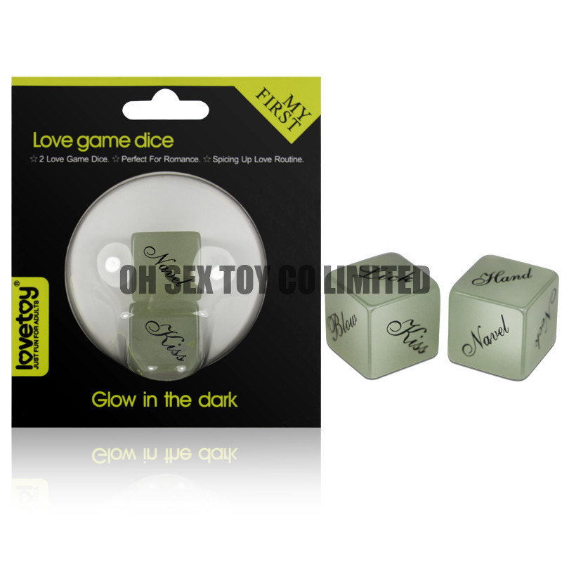 Acrylic Sex Dices for Adult Flirting Sex Game