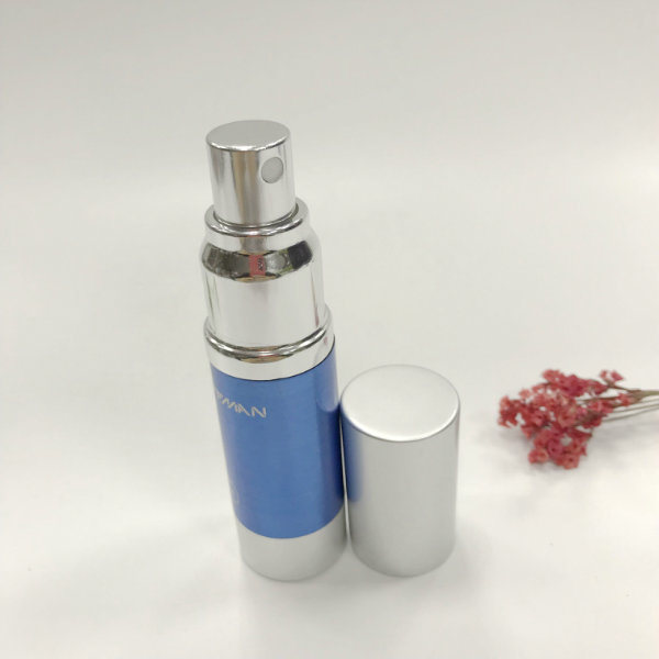 Customized Logo Cosmetic Aluminum Airless Spray Bottle 30ml