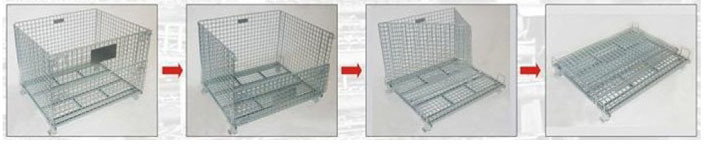 Metal Storage Equipment Wire Mesh Container (1200*1000*890)