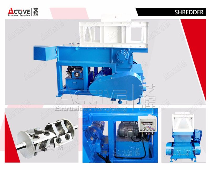 High Speed Low Cost Double Shaft Shredder for Plastic Waste