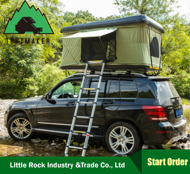 Hard Shell Roof Top Tent Open Quickly a Good Choice for Camping