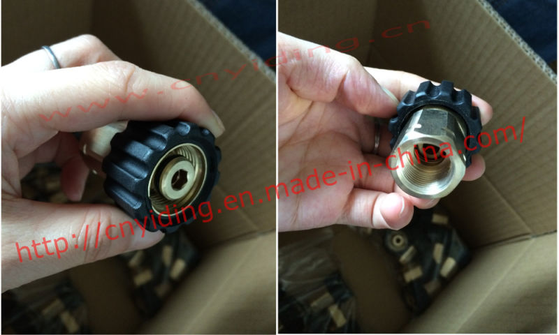 Pressure Washer Brass Coupling (M22 swivel +3/8F)