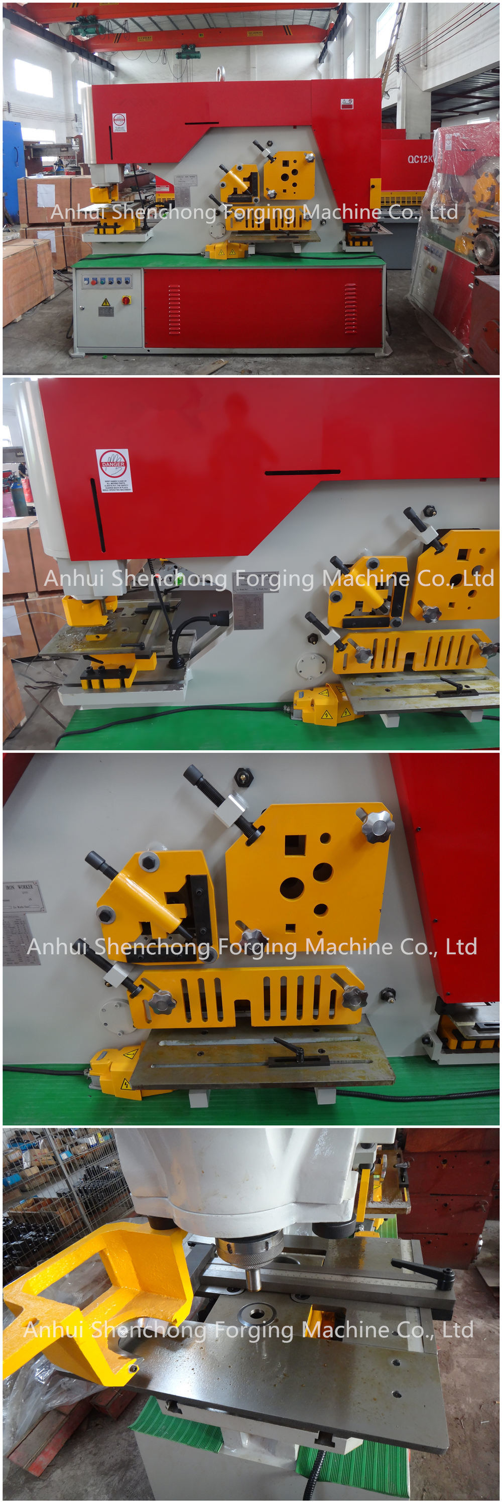 Q35y-25 Multifunction Hydraulic Iron Worker/Shearing Machine for Angle Cutting