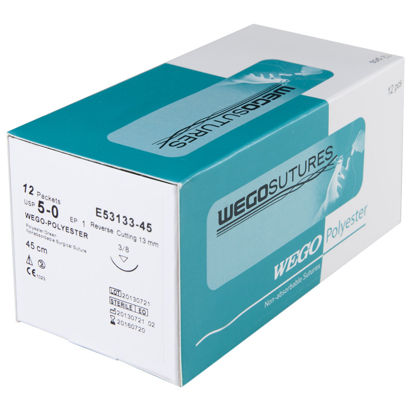 Polyester Surgical Suture (nonabsorbable / single use)