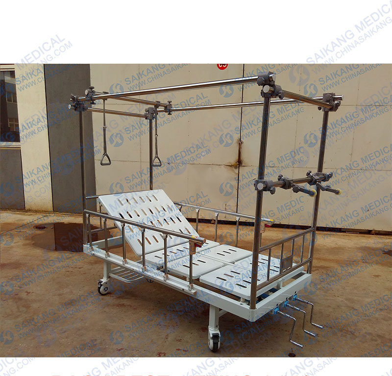 G04-1 Professional Service Comfortable Stainless Steel Manual Orthopedic Traction Bed