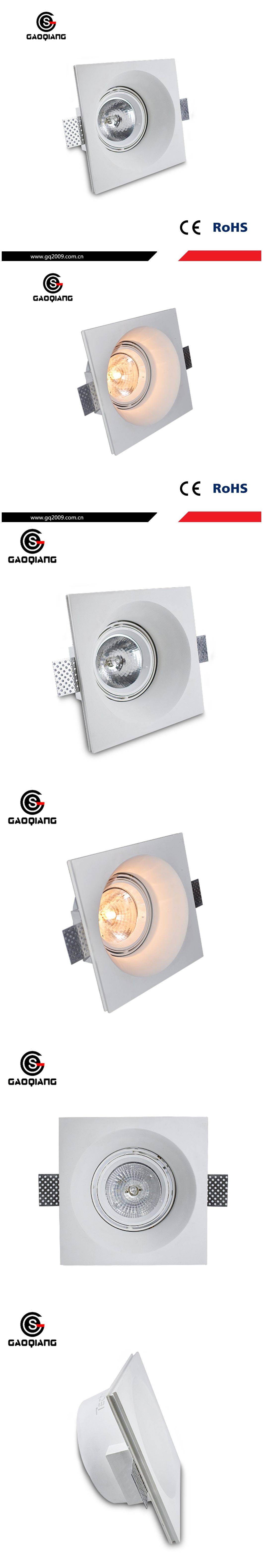 Hot Sale Square White LED Down Light Ceiling Lamp Gqd4008