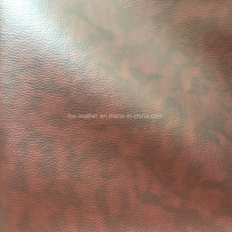 Two Tone PVC Leather for Making Motion Furnture Massage Bed