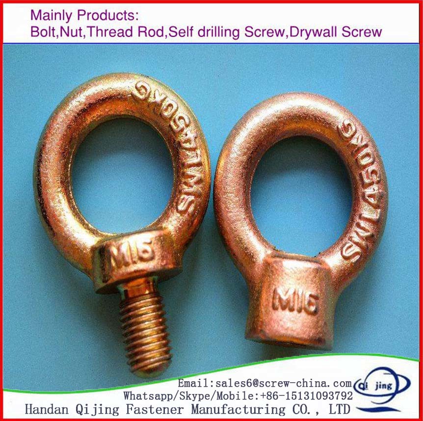 Stainless Steel DIN580 Anchor Eye Bolt Lifting Eye Bolt Wedge Anchor