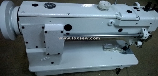 Single Needle Long Arm Top and Bottom Feed Lockstitch Machine