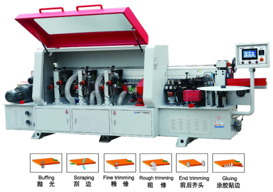 Sosn Fz360d Edge Banding Corner Rounding Machine