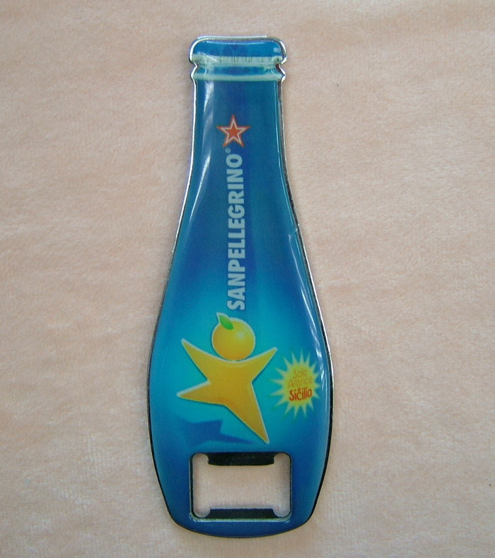 Iron Laser Cut Chrome Plated Aluminum Printing Epoxy Coating Bottle Opener