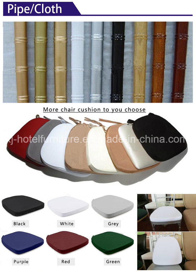 High Quality Steel Aluminum Hotel Restaurant Dining Wedding Banquet Chiavari Chair