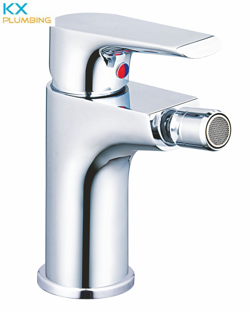 Single Handle Basin Faucet with Chrome Plated (KX-F1023)