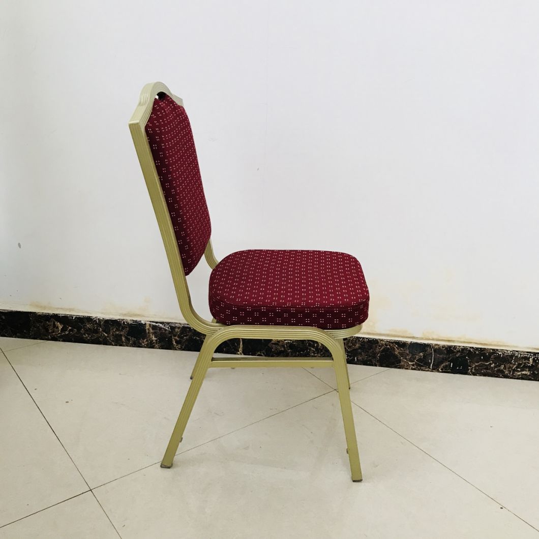 High Back Metal Iron Hotel Catering Banquet Chairs for Restaurant, Cheap Dining Chairs