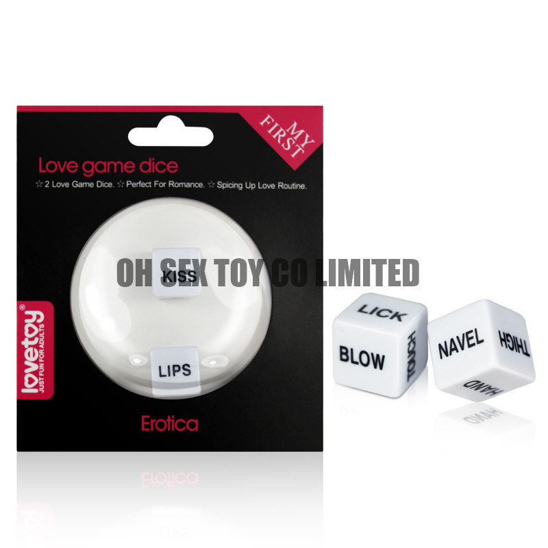 Acrylic Sex Dices for Adult Flirting Sex Game