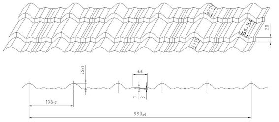 Wall Panel and Tile Double Layer Roll Forming Machine