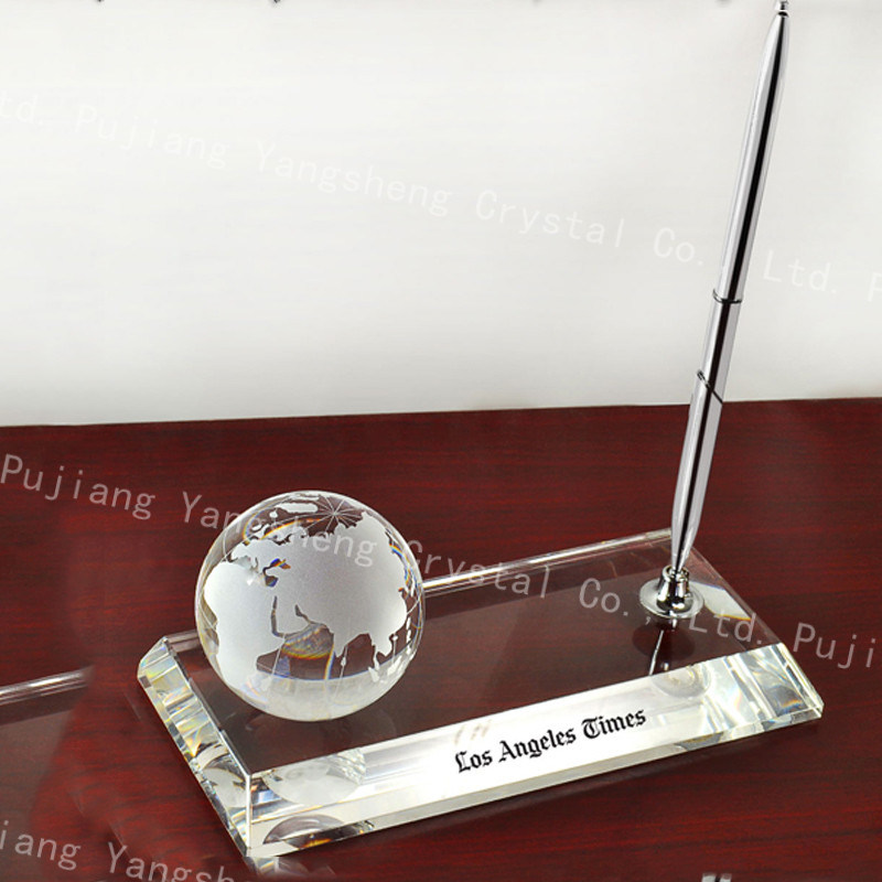 New Design Office Desktop Crystal Business Name Card Holder