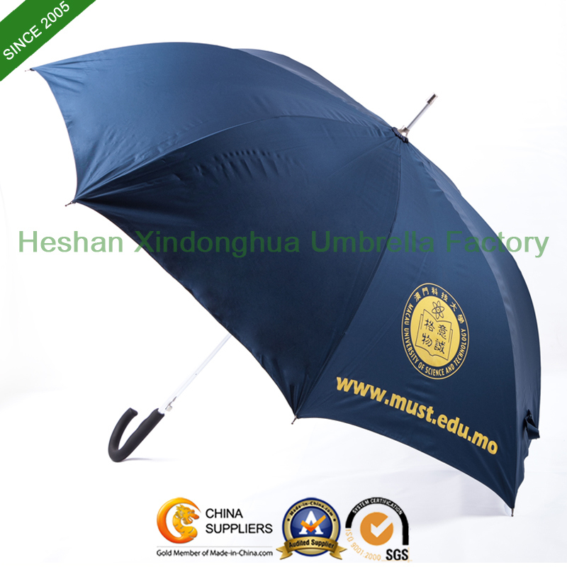 Printed Automatic Aluminium Golf Umbrellas with Fiberglass Ribs (GOL-0027AFA)