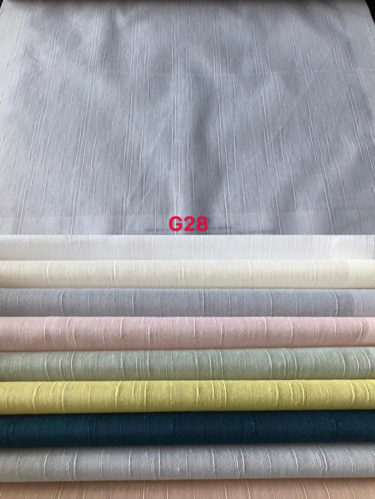 Tissu de rideau jacquard en voile de lin de style naturel 6 Natural Style Linen Voile Jacquard Curtain Fabric 6