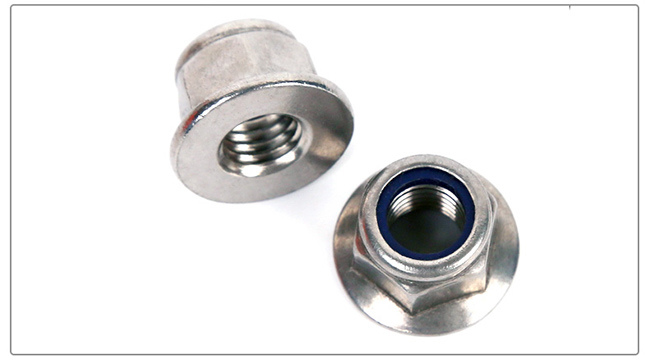 Stainless Steel Hexagon Flange Nylon Lock Nut