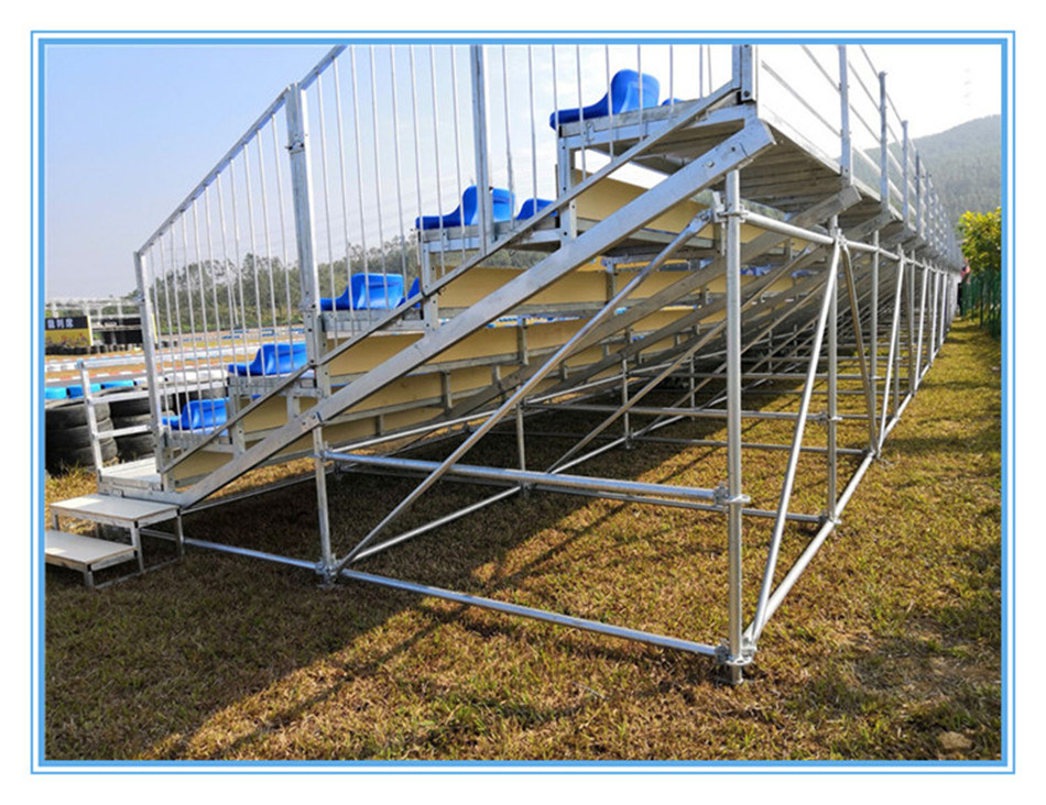 High Quality Stadium Outdoor Bleachers Seating, Steel Scaffolding Style Portable Bleacher Chairs for Sale