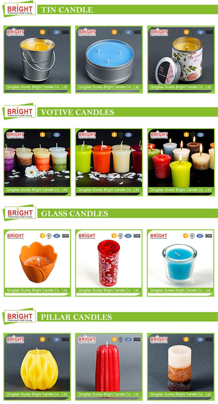 Purple Pillar Candles by Surely Bright Co. Ltd