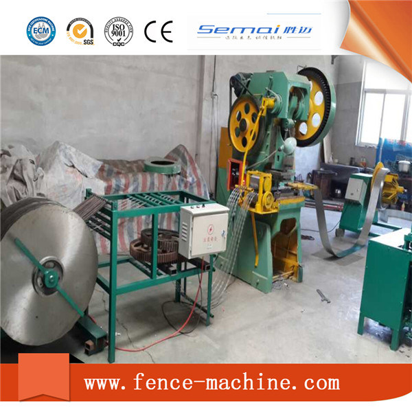 High Speed Nine Strips Razor Barbed Wire Making Machine