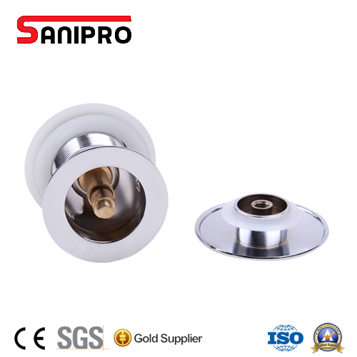 Sanipro Stainless Steel Bathroom Sink Pop-up Drain with Overflow