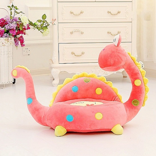 Plush Stuffed Princess Doll Disosaur Home Furniture Animal Kids Chair