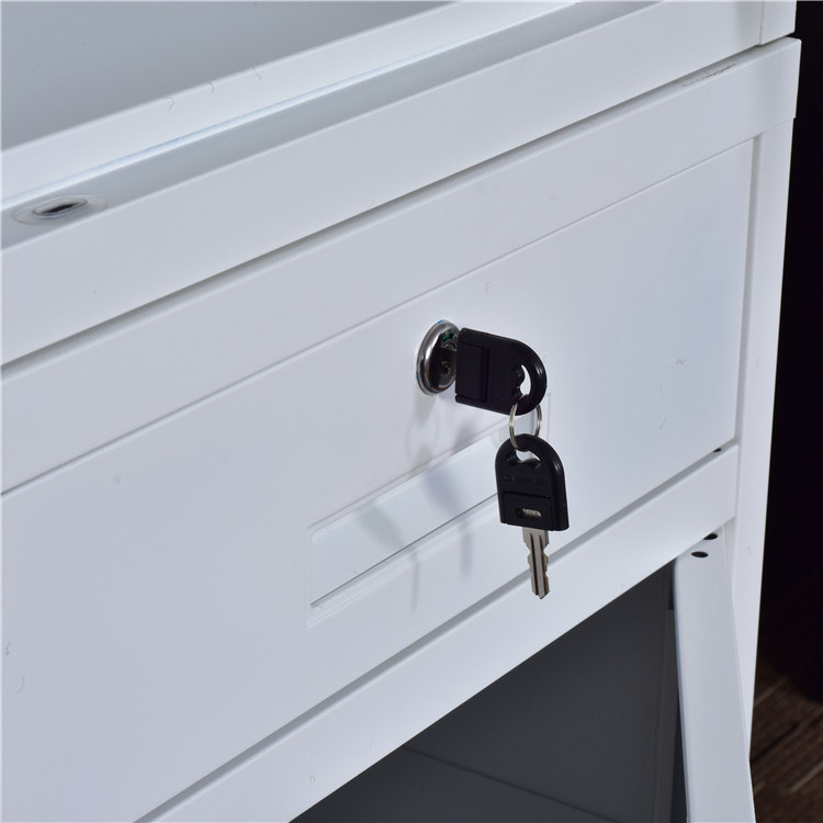 Glass Swing Door and Lower Swing Door Storage Filng Cabinet